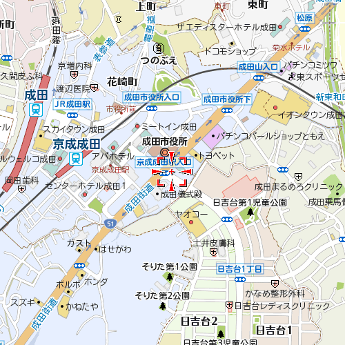 センターホテル成田2 R51のアクセス・地図【るるぶトラベル】で ...